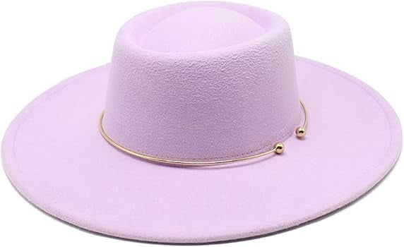 pink felt hat